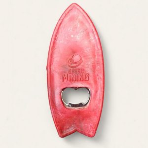 Abridor de Garrafas em Formato de Prancha Reciclado